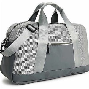 DSW Mesh Gray Duffle Bag
